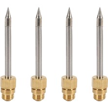 4x 510 Arayüzü Havya Ucu Mini Taşınabilir USB Havya Ucu Kaynak Rework Aksesuarları, Sivri (Yurt Dışından)