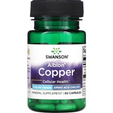 Swanson Albion Copper 2 mg 60 Kapsül