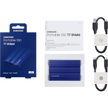 Samsung T7 Shield 1TB Mini USB 3.2 Mavi Taşınabilir SSD MU-PE1T0R/WW