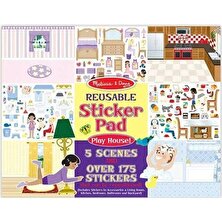 Melissa&Doug Tak Çıkar Çıkartma Kitabı-Oyun Evi