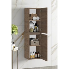 Özceden Yıldız 35*130 cm Atlantik Çam Mdf Asma Banyo Boy Dolabı