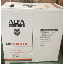 Alfa Net Alfanet 305 Metre Cat-6 Internet Kablosu