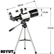 Yenitech Profesyonel Astronomik 150 x Teleskop Tripod Eğitici Ay Merkür Dünya Gözetleme