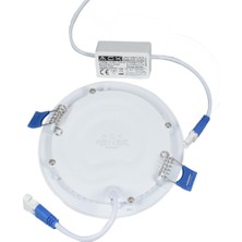 Ack 6W 6500K Beyaz Sıva Altı Yuvarlak Led Panel Armatürü AP01-00630