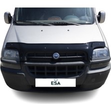 Esa Fiat Doblo Ön Kaput Koruyucu Rüzgarlığı Abs Plastik Piano Black 2000-2003 Uyumlu