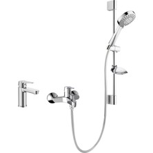 Roca Esteria Pack Eco 3'lü Banyo Seti Krom - A5DA57EC0K