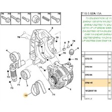 HUTCHINSON V Kayışı 206 307 C4 1,6 TU5JP4 (6PK1560-5750.YE)
