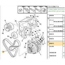 HUTCHINSON V Kayışı Partner Berlingo 2.0hdı DW10 (6PK1740-5750.VS)