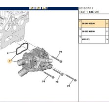 Psa Termostat Gövdesi DW10 2.0hdı 3008 508 308 (9804160380-9849443980)