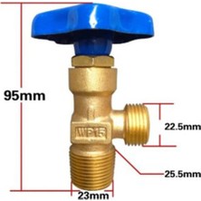 Wp-15 Silindir Vanası Olarak Küçük Argon Küçük Diş / Büyük Diş Geçirmez Regülatör (Yurt Dışından)