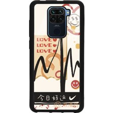 S-Case Xiaomi Redmi Note 9 Lovesa Tasarımlı Glossy Telefon Kılıfı