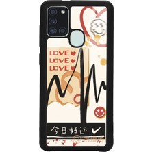 S-Case Samsung A21S Lovesa Tasarımlı Glossy Telefon Kılıfı