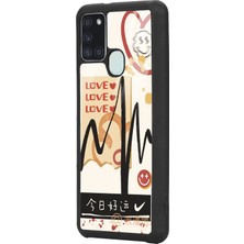 S-Case Samsung A21S Lovesa Tasarımlı Glossy Telefon Kılıfı