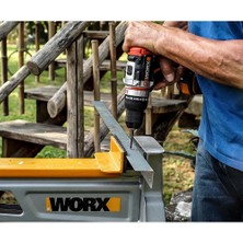 Worx WX354.9 20 Volt Kömürsüz Profesyonel Darbeli Şarjlı Matkap (Akü Dahil Değildir)