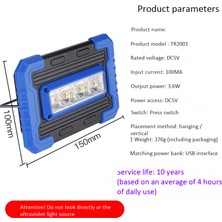Decisive Dezenfeksiyon Işığı Taşınabilir Uv Işık Lambası USB Şarj Edilebilir Dezenfeksiyon Lambası Aydınlatma 2-In-1 Ev Seyahat Için (Yurt Dışından)
