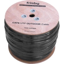 FRISBY FNW-CAT624 305MT 23AWG 0.58MM CAT6 DIŞ MEKAN UTP KABLO