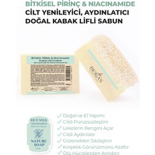 Biolea's Doğal Kabak Lifli Bitkisel Pirinç ve Niacinamide Sabun 110 gr