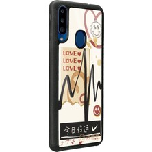 S-Case Samsung A20S Lovesa Tasarımlı Glossy Telefon Kılıfı