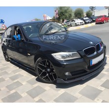 STS Oto Aksesuar Bmw E90 Uyumlu Brabus Ön Lip 3 Parça Kanatlı Lip