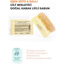 Biolea's Biolea’s Doğal Kabak Lifli Eşek Sütü ve Ballı Cilt Besleyici Sabun 110 gr