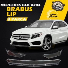 STS Oto Aksesuar Mercedes Benz Glk X204 2009-2015 Uyumlu Brabus Ön Lip 3 Parça Kanatlı Lip