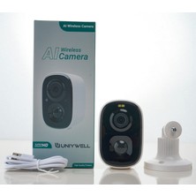 Uniywell  Unıywell UNW-X83R-RW3E 3mp Wi-Fi Dahili Bataryalı Hareket Algılamalı Camera