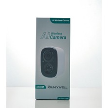 Uniywell  Unıywell UNW-X83R-RW3E 3mp Wi-Fi Dahili Bataryalı Hareket Algılamalı Camera