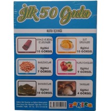 Robikit Eğitici Ilk 50 Gıda - Zeka Gelişim Kartları