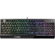 Solfej Mix Msı Gg Vigor GK30 Tr Gaming Klavye, Rgb LED Aydınlatma, USB Bağlantı