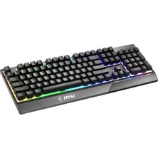 Solfej Mix Msı Gg Vigor GK30 Tr Gaming Klavye, Rgb LED Aydınlatma, USB Bağlantı