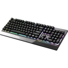 Solfej Mix Msı Gg Vigor GK30 Tr Gaming Klavye, Rgb LED Aydınlatma, USB Bağlantı