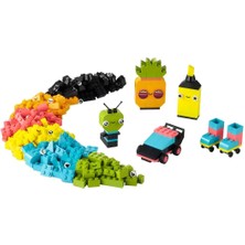 LEGO 11027 LEGO Classic Yaratıcı Neon Eğlence Yapım Parçaları 333 Parça +5 Yaş