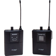 MAGICVOICE MV-19602 UHF KABLOSUZ BLUETOOTH YAKA MİKROFONU (KAMERA)