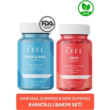 Vita Ceel 2'li Cilt ve Saç & Tırnak Gummy Vegan Çiğnenebilir Vitamin