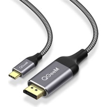 Canpay Telefon,bilgisayar,televizyon Için Bir Ucu Type-C Diğer Ucu Display Port Kablo (3metre/4k 60Hz)