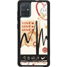 S-Case Samsung A71 Lovesa Tasarımlı Glossy Telefon Kılıfı