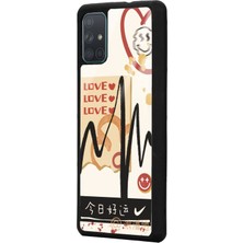 S-Case Samsung A71 Lovesa Tasarımlı Glossy Telefon Kılıfı