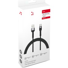 Canpay Type-C Cihazlar Için Uygun (100CM Uzunluk) 5A Yüksek Hızlı Şarj ve 480MBPS Data Veri Aktarım Kablosu