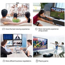Canpay Ev Sineması ve Oyun Için Hdmı'dan Hdmı'ya Iki Ucu HDMI Bağlantılı 2 Metre Görüntü Ses Aktarımı Kablo