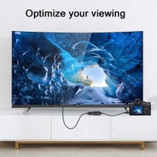 Canpay Micro Hdmı'dan Hdmı'ya Görüntü Data Veri Dönüştürücü Çevirici Hızlı Video ve Ses Aktarıcı Kablo