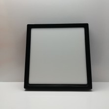 Venso Sıva Üstü LED Panel Siyah 24W Kare 3000K Gunışığı