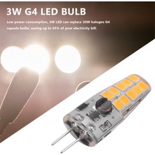 Decisive 10PCS G4 LED Ampul AC/DC12V-24V 3W LED G4 Işık 20LED 360 Işın Açısı Işık 2835SMD 30W Halojen Lambayı Değiştirin, Sıcak Beyaz (Yurt Dışından)