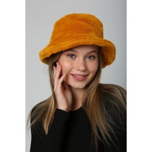 Saria Moda Peluş Bucket Şapka