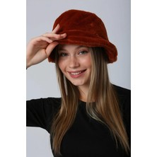 Saria Moda Peluş Bucket Şapka