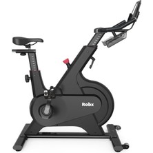 Robx E1 Smart Spin Bike Kondisyon Bisikleti 100 Kademe Manyetik Sürüş Kontrol Sistemi