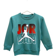 Little Tortoise Jordan Baskılı Erkek Çocuk Sweatshirt Takım