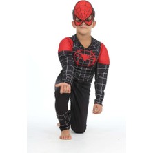 Lolli Boom Kids  Yeni Sezon Sevilen Karakter Örümcek Adam / Spiderman Kaslı Kostüm