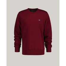 Gant Erkek Bordo Regular Fit Bisiklet Yaka Sweatshirt 2006065.604