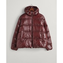 Gant Erkek Bordo Oversize Fit Kapüşonlu Kuş Tüyü Mont 7006370.279