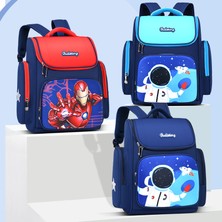 China Schoolbag Ilkokul Öğrencisi Astronot 1-2-3-4-5-6 Sınıf Yük Azaltma Omurga Koruması Büyük Kapasiteli Sırt Çantası Su Geçirmez (Yurt Dışından)
